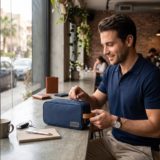 RPET HAMZA ? Compact Water-Resistant Travel Pouch with Padded & Mesh Pockets for Organized Tech Accessories - Image 32