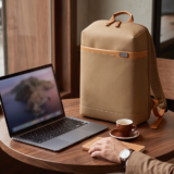 RPET BUSINESS PRO ? Sleek Waterproof RPET Backpack with Padded 16? Laptop Compartment & Breathable Straps - Image 5