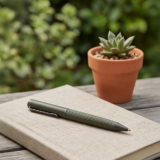 AGENDA PEN PLUS ? Premium Stainless Steel & Copper Metal Pen with Smooth Blue Premec Ink - Image 10