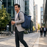 ONDA ROLL UP ? Sleek Recycled Ocean Plastic Roll-Up Backpack with Padded Laptop Compartment & Minimalist Design - Image 14