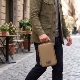 RPET TECH POUCH ? Compact Water-Resistant Travel Organizer with Padded & Mesh Compartments for Gadgets and Cables - Image 34