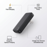 SLIM TRAVI SET ? Ultra-Compact Dual USB-C Fast Charger with 45W Power & PPS Support in Travel Pouch - Image 15
