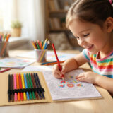 COLOR BOOK ? A5 Creative Coloring Set with 50 Patterned Pages & 12 Coloring Pencils for Art on the Go - Image 12