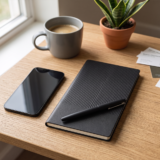 A6 AGENDA ? Compact PU Leather Notebook with 120 High-Quality Sheets for Notes, Writing & Journaling - Image 9