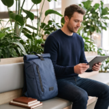 ONDA ROLL UP ? Sleek Recycled Ocean Plastic Roll-Up Backpack with Padded Laptop Compartment & Minimalist Design - Image 15