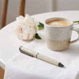 AGENDA PEN PLUS ? Premium Stainless Steel & Copper Metal Pen with Smooth Blue Premec Ink - Image 5