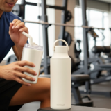 FLASKEE SET ? Premium Powder-Coated Double-Wall Stainless Steel Cups (600ml & 300ml) with Interchangeable Lids & Adjustable Straw - Image 10