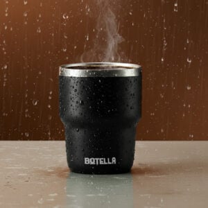 ESPRESSO STACKABLE Cups – Stylish 80ml Double-Wall Stainless Steel Espresso Cups with Silver-Lined Lid & Premium Gift Box - Image 7