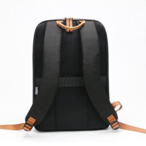 RPET BUSINESS PRO – Sleek Waterproof RPET Backpack with Padded 16” Laptop Compartment & Breathable Straps - Image 4