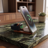 3n1 MAGBOLT PRO ? Compact Foldable 3-in-1 Wireless Charger with 15W Fast Phone Charging & Dual Watch Compatibility - Image 3