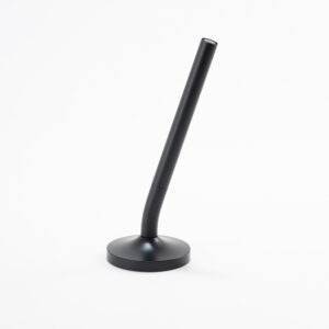 DESK MAGPEN – Sleek Matte Black Aluminum Roller Pen with 0.7mm Blue Ink & Matching Stainless Steel Base - Image 3