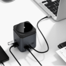 8n1 HUB – Gunmetal Multi-Port Charging Hub with Integrated MagSafe Wireless Charging & 100W Type-C Power - Image 5