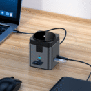 8n1 HUB – Gunmetal Multi-Port Charging Hub with Integrated MagSafe Wireless Charging & 100W Type-C Power - Image 7