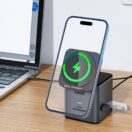 8n1 HUB – Gunmetal Multi-Port Charging Hub with Integrated MagSafe Wireless Charging & 100W Type-C Power - Image 10