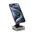 10n1 HUBMAX – Gunmetal 10-in-1 High-Capacity Charging Station with MagSafe Wireless & 100W Type-C Power