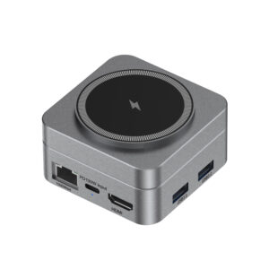 10n1 HUBMAX – Gunmetal 10-in-1 High-Capacity Charging Station with MagSafe Wireless & 100W Type-C Power - Image 7