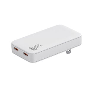 SLIM TRAVI SET – Ultra-Compact Dual USB-C Fast Charger with 45W Power & PPS Support in Travel Pouch - Image 6