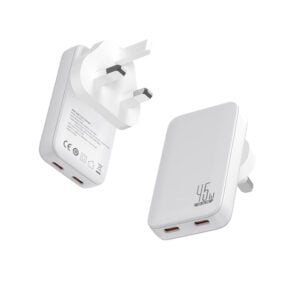 SLIM TRAVI SET – Ultra-Compact Dual USB-C Fast Charger with 45W Power & PPS Support in Travel Pouch - Image 8