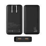 SLIM TRAVI SET ? Ultra-Compact Dual USB-C Fast Charger with 45W Power & PPS Support in Travel Pouch - Image 9