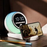 LUNA ? Multifunctional Bluetooth Speaker with JL 5.3 Chip, RGB Ambient Light, Alarm Clock & Phone Stand - Image 7