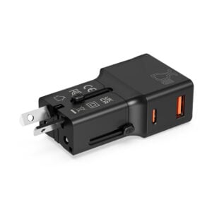 POWER ADAPTOR – Compact 25W Mini Travel Charger with Dual USB-C & USB-A Ports, PD Quick Charge & QC3.0 Support - Image 5