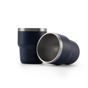 ESPRESSO STACKABLE Cups – Stylish 80ml Double-Wall Stainless Steel Espresso Cups with Silver-Lined Lid & Premium Gift Box - Image 9