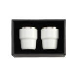 ESPRESSO STACKABLE Cups ? Stylish 80ml Double-Wall Stainless Steel Espresso Cups with Silver-Lined Lid & Premium Gift Box - Image 18