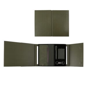 BUSINESS SET – Premium 5-Piece Professional Gift Set with PU Notebook, Metal Pen, Card Holder & Keychain in Elegant Box