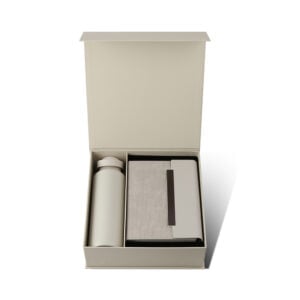 EMPLOYEE WELCOME SET – Premium 5-Piece Onboarding Gift Pack with 600ml Vacuum Bottle, PU Notebook & Metal Pen