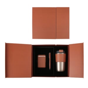 COZY SET – Elegant Gift Set with 420ml Stainless Steel Mug, PU Notebook & Metal Pen in Premium Leather Box - Image 12