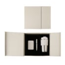 COZY SET – Elegant Gift Set with 420ml Stainless Steel Mug, PU Notebook & Metal Pen in Premium Leather Box - Image 4