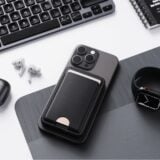 MAGPOWER PRO – Sleek 5000mAh Wallet-Style Power Bank with 15W Wireless Charging, Built-In Cable & Phone Stand - Image 2