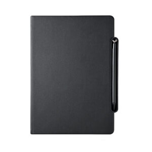 NOTECASE – A5 Recycled PU Notebook with 96 Sheets, Built-in Phone Stand & Ruler - Image 3