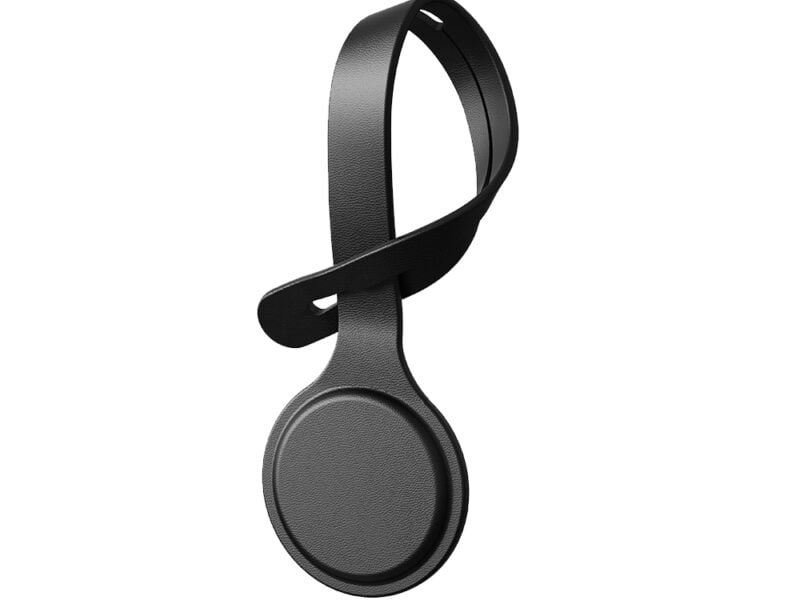 ROUNDFY MINI TAG – Compact Recycled PU Key Organizer with Dual Findy Tracking for Apple FindMy & Google Hub