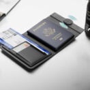 ROUNDFY PASSPORT – High-Tech Recycled PU Passport Holder with Dual Findy Tracking for Apple FindMy & Google Hub - Image 2