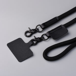 PHONE STRAP – Eco-Friendly Recycled Polyester Phone Holder with Insert Card and 120cm Lanyard - Image 3