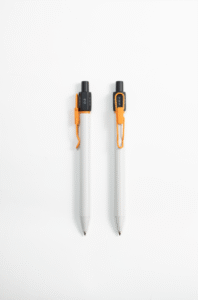 HEXASPINNER PEN – Push Action Ballpoint Pen with Hexagonal Fidget Spinner, Matte Lacquered Aluminum Barrel - Image 2