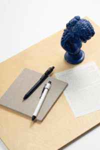 HEXASPINNER PEN – Push Action Ballpoint Pen with Hexagonal Fidget Spinner, Matte Lacquered Aluminum Barrel - Image 5