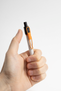 HEXASPINNER PEN – Push Action Ballpoint Pen with Hexagonal Fidget Spinner, Matte Lacquered Aluminum Barrel - Image 10