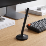 DESK MAGPEN ? Sleek Matte Black Aluminum Roller Pen with 0.7mm Blue Ink & Matching Stainless Steel Base - Image 9