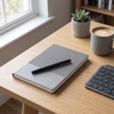A5 AGENDA ? Stylish PU Leather Notebook with 100 High-Quality Sheets for Meetings, Journaling & Everyday Use - Image 4