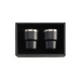 ESPRESSO STACKABLE Cups ? Stylish 80ml Double-Wall Stainless Steel Espresso Cups with Silver-Lined Lid & Premium Gift Box - Image 27