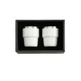 ESPRESSO STACKABLE Cups ? Stylish 80ml Double-Wall Stainless Steel Espresso Cups with Silver-Lined Lid & Premium Gift Box - Image 28