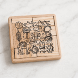 WOODEN PUZZLE - Classic Pine Wood Puzzle - Image 2