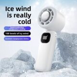 ICY FAN – Portable Rechargeable Neck & Handheld Cooling Fan - Image 6