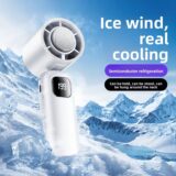 ICY FAN – Portable Rechargeable Neck & Handheld Cooling Fan - Image 8