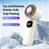 ICY FAN – Portable Rechargeable Neck & Handheld Cooling Fan - Image 9