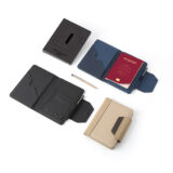 PASSPORT FLAPPY | Corporate Travel Gift PU Leather Passport Holder - Image 11
