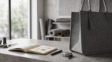 FELTY BAG Grey | Premium 3mm Felt Tote with Structured Design - Image 5