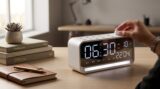TIME BEAT White | Bluetooth 5.4 Speaker with Digital Alarm Clock & Calendar Display - Image 5